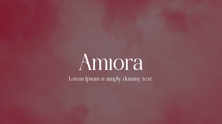 Amiora Font