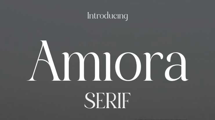 Amiora Font