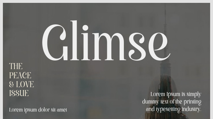 Glimse Font