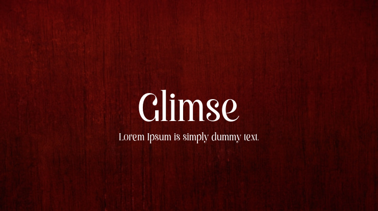 Glimse Font