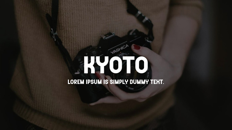 Kyoto Font