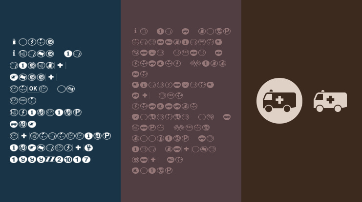 Rally Symbols Font