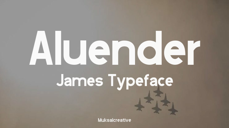Aluender James Font