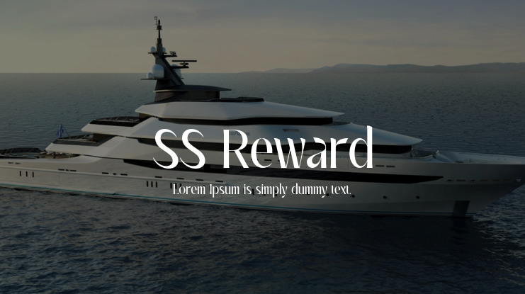 SS Reward Font