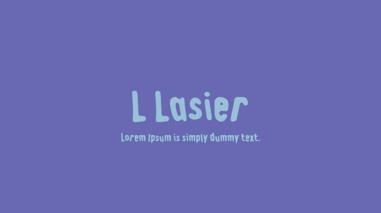 L Lasier Font