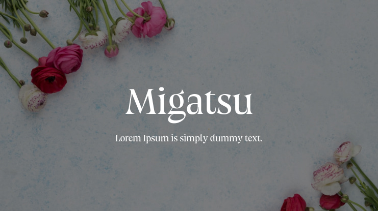 Migatsu Font Family