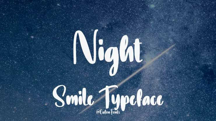 Night Smile Font