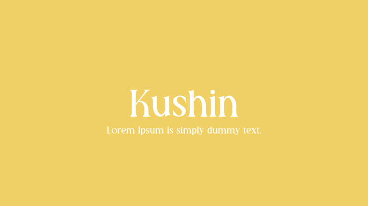 Kushin Font