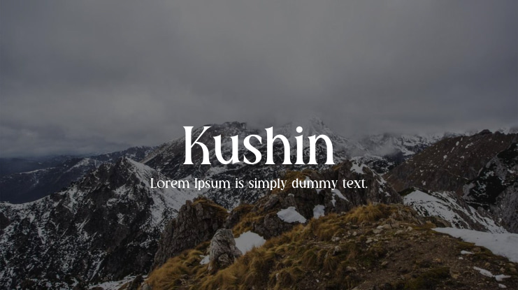 Kushin Font