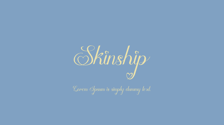 Skinship Font