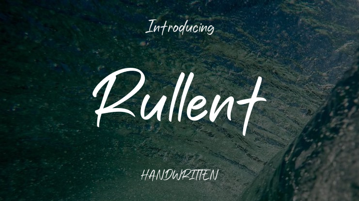 Rullent Font