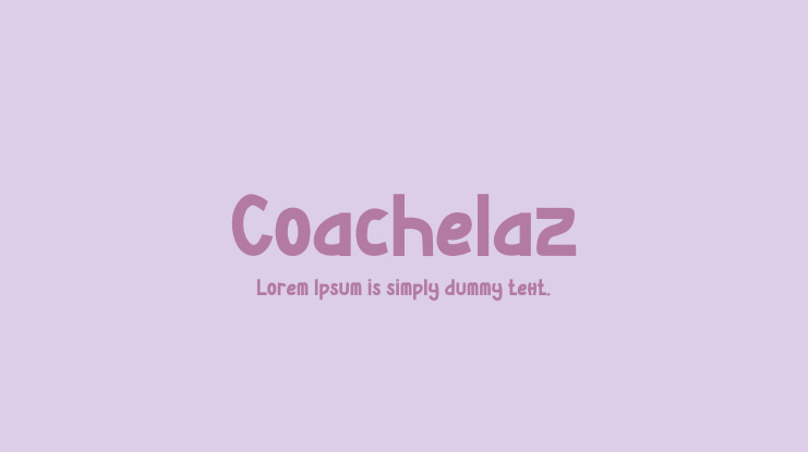 Coachelaz Font