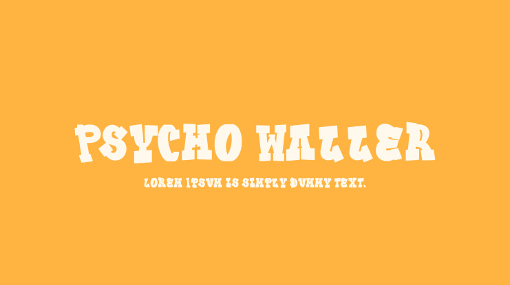 Psycho Waller Font