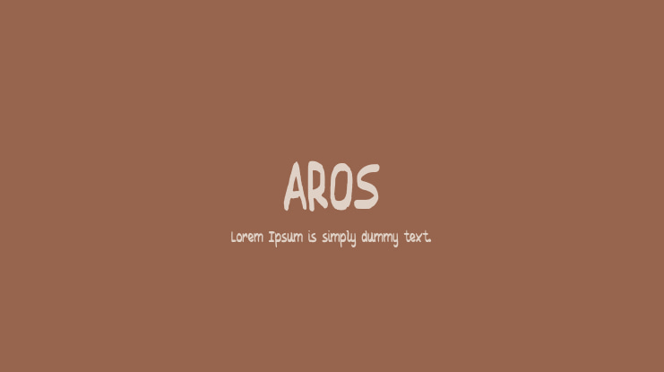 AROS Font