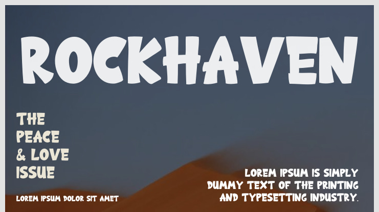 Rockhaven Font