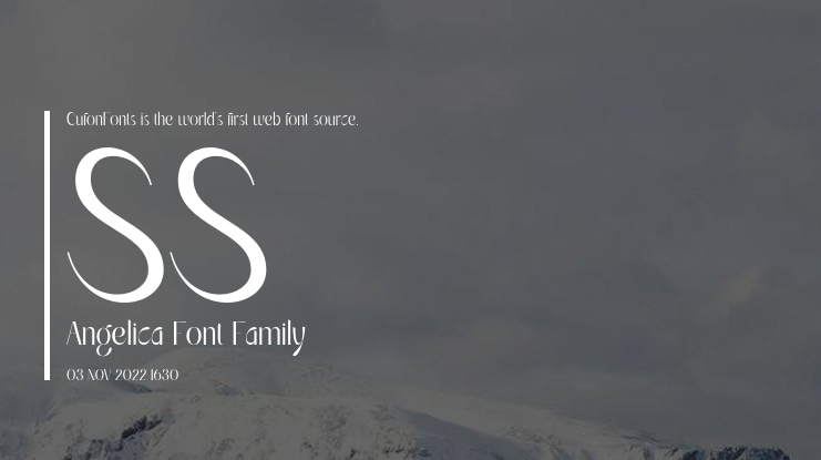 SS Angelica Font