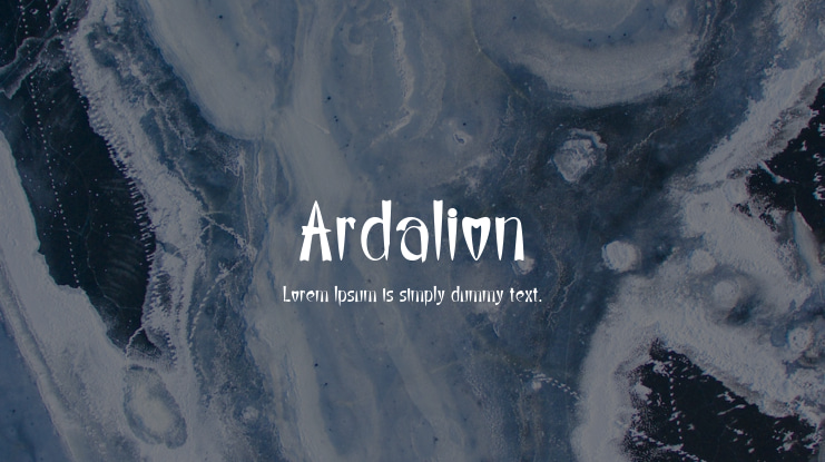 Ardalion Font