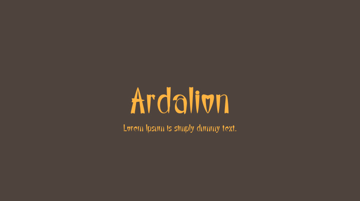 Ardalion Font