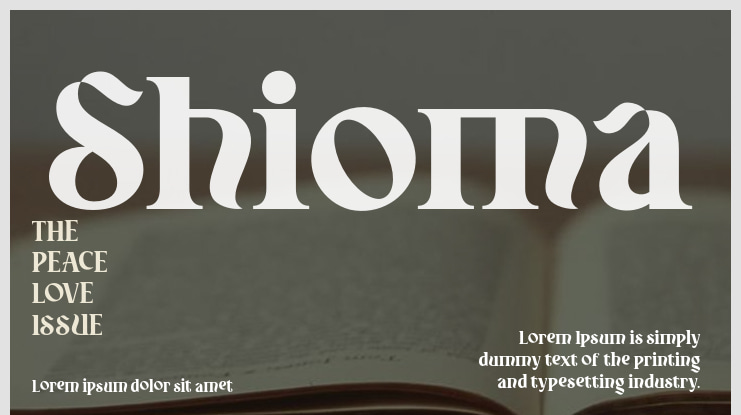 Shioma Font