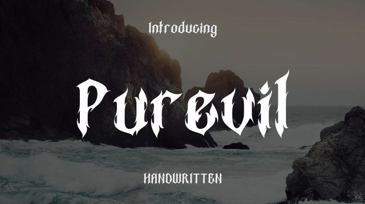 Purevil Font