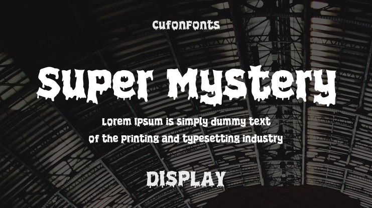 Super Mystery Font