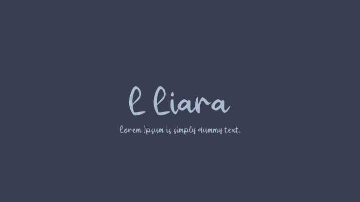 L Liara Font