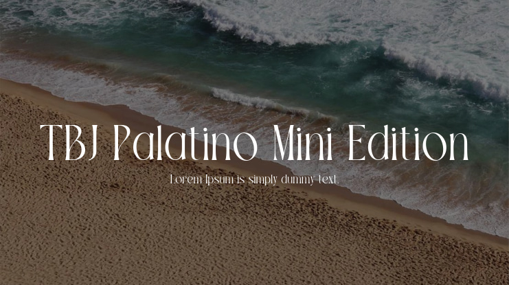 TBJ Palatino Mini Edition Font