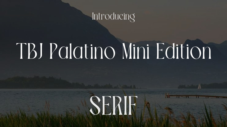 TBJ Palatino Mini Edition Font