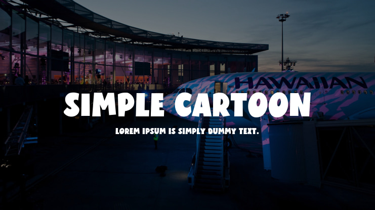 Simple Cartoon Font