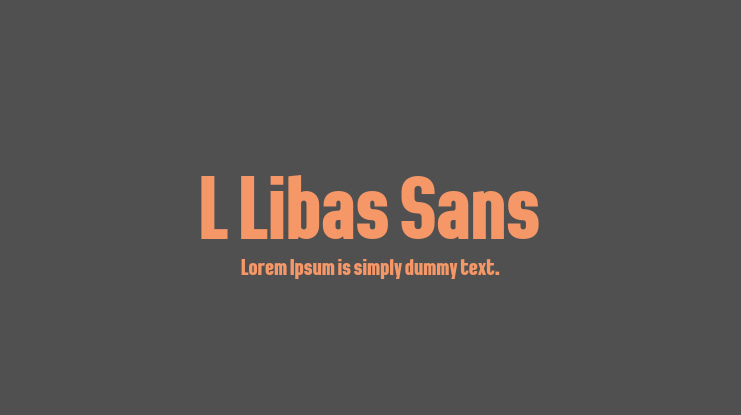 L Libas Sans Font