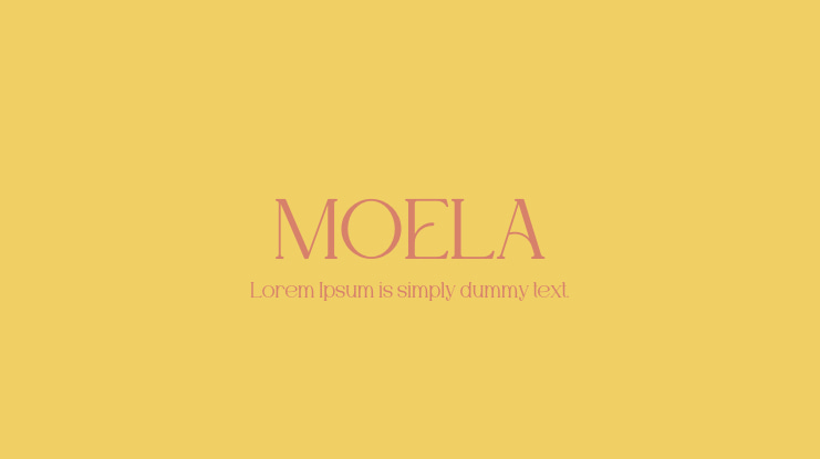 MOELA Font Family