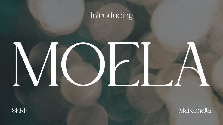MOELA Font Family