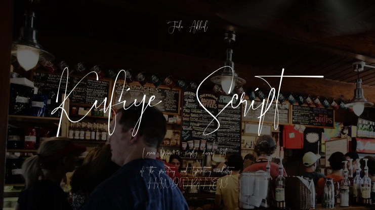 Kufiye Script Font