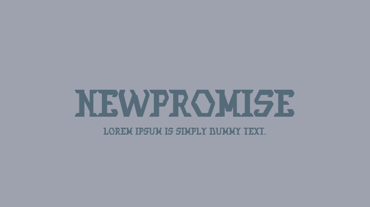 Newpromise Font