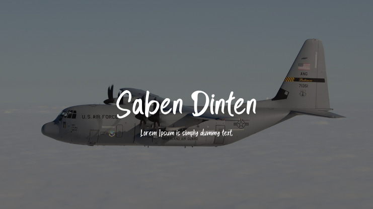 Saben Dinten Font