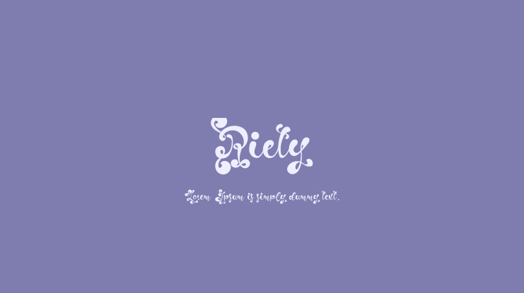 Riety Font