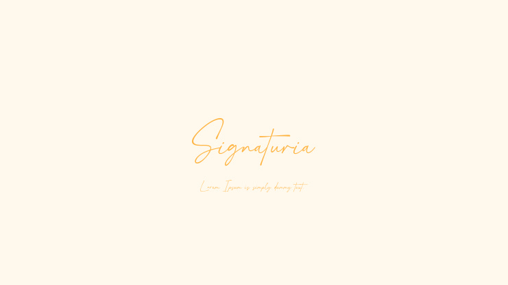 Signaturia Font