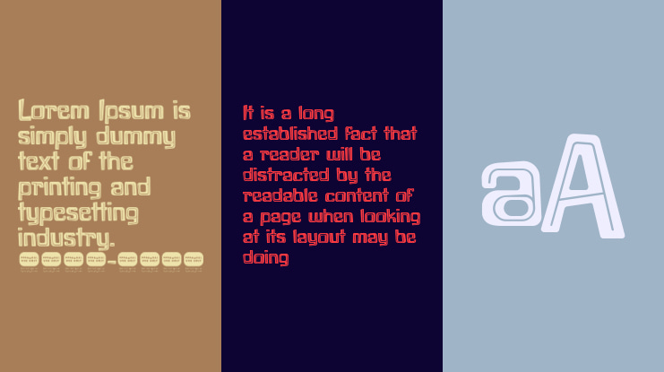 Zolla Outlined Font Family