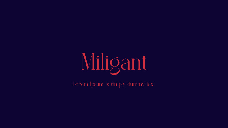 Miligant Font