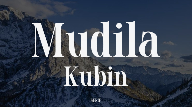 Mudila Kubin Font