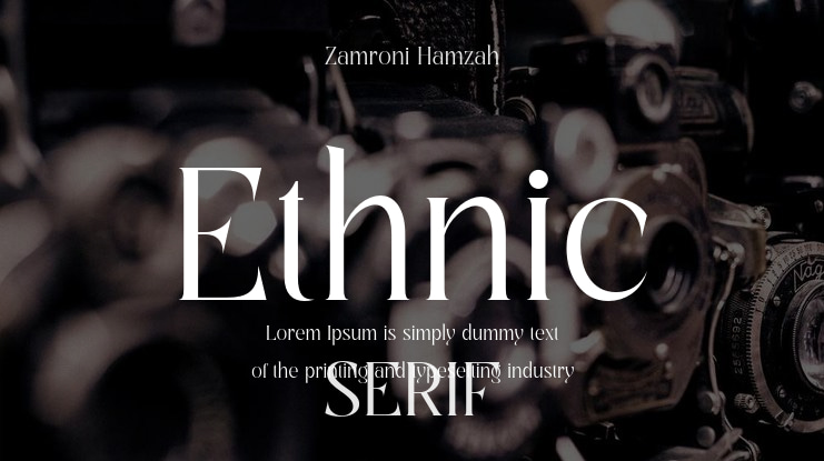 Ethnic Font