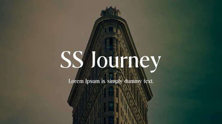 SS Journey Font