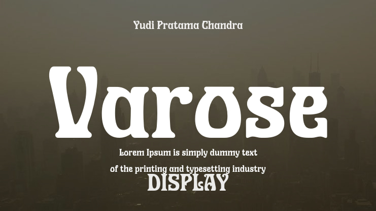 Varose Font