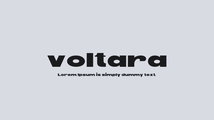 voltara Font