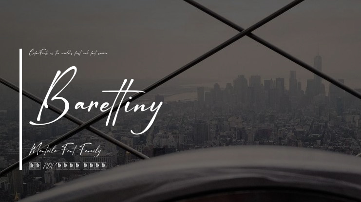 Barettiny Monteilo Font