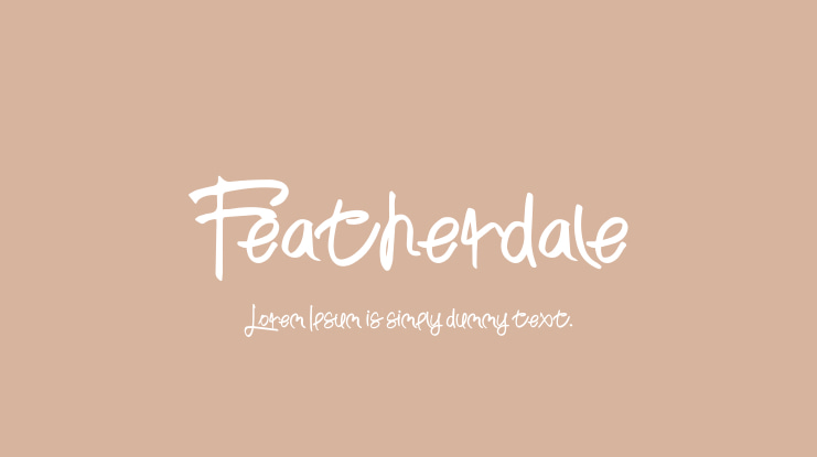 Featherdale Font