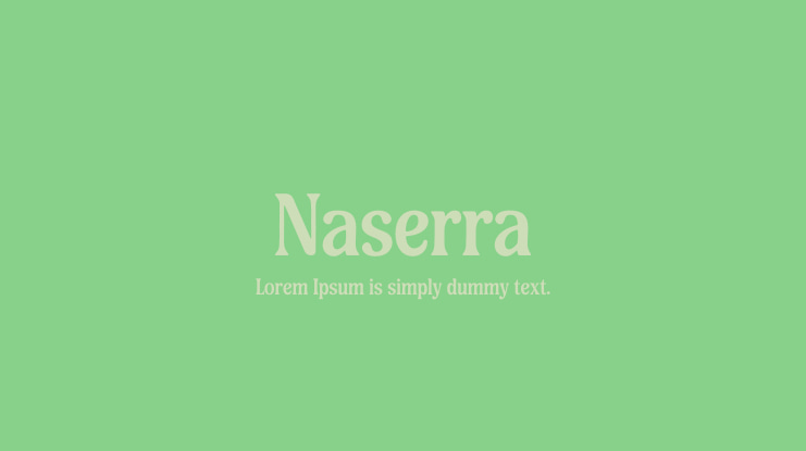 Naserra Font