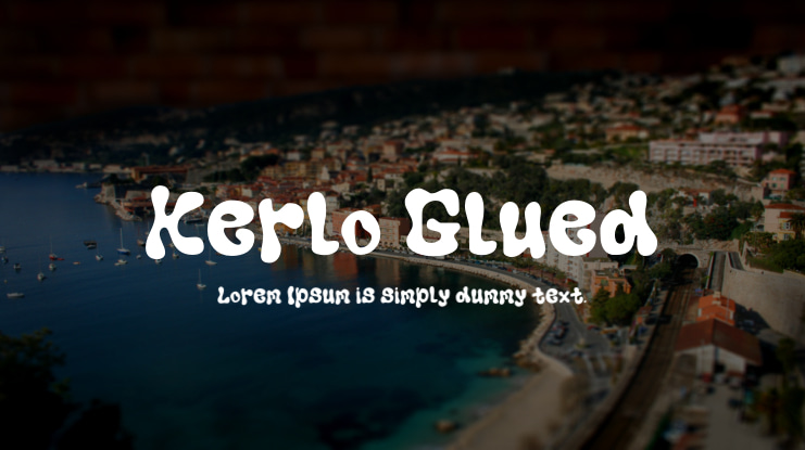 Kerlo Glued Font