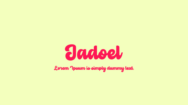 Jadoel Font