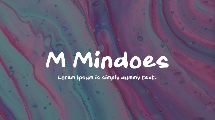 M Mindoes Font